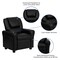 Flash Furniture Kids Recliner, 21-1/2" to 36-1/2" x 27", Upholstery Color: Black DG-ULT-KID-BK-GG - alternate 2